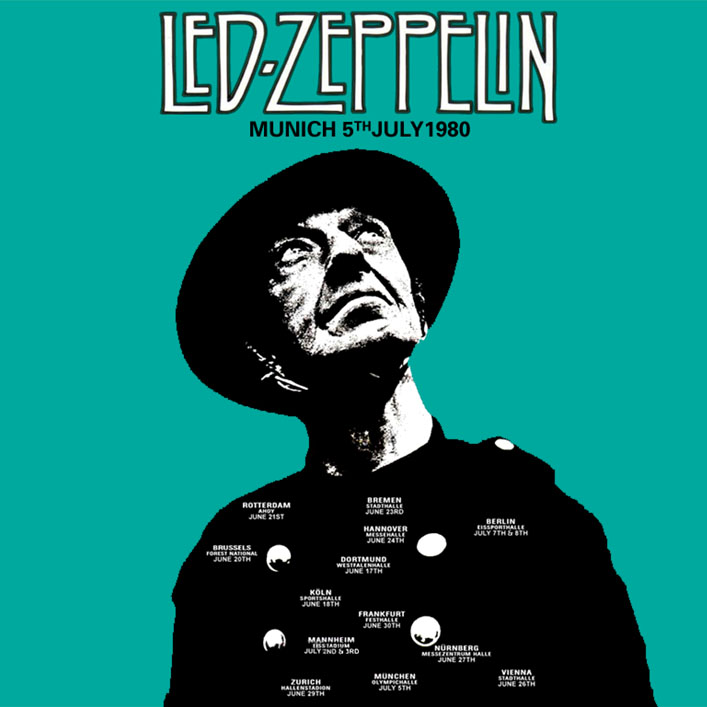 led zeppelin munich 1980