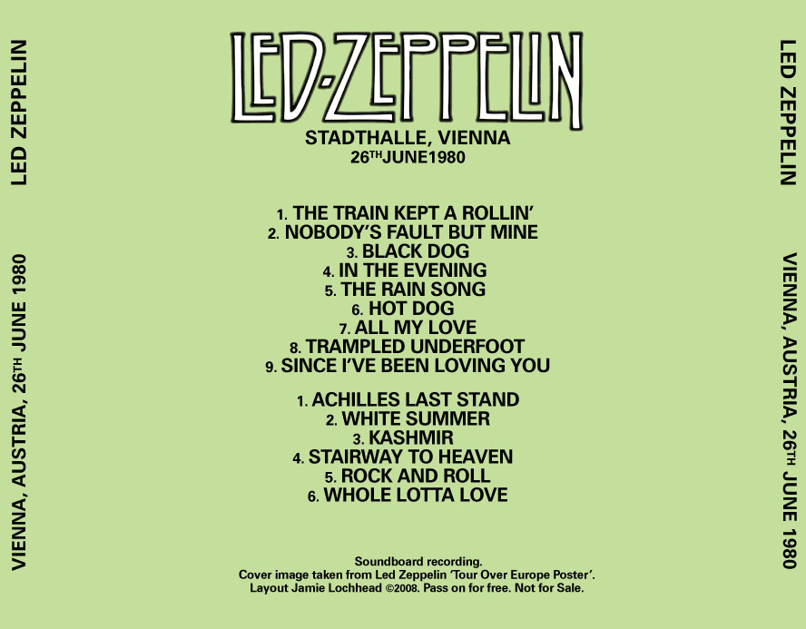 led zeppelin vienna 1980