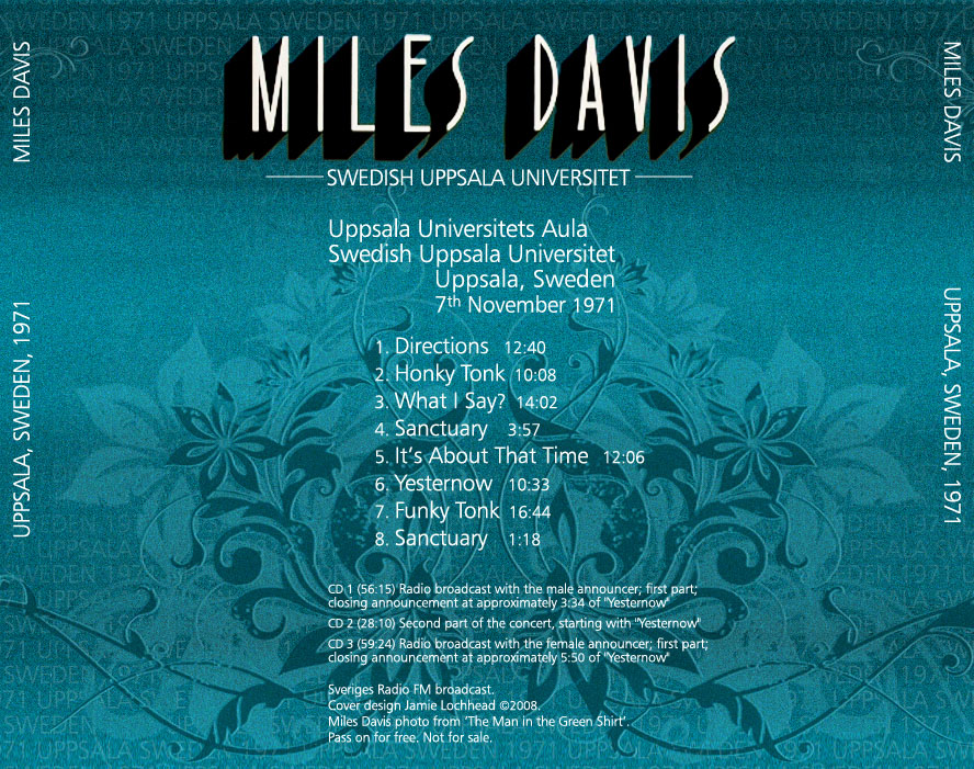 miles davis upsala 71