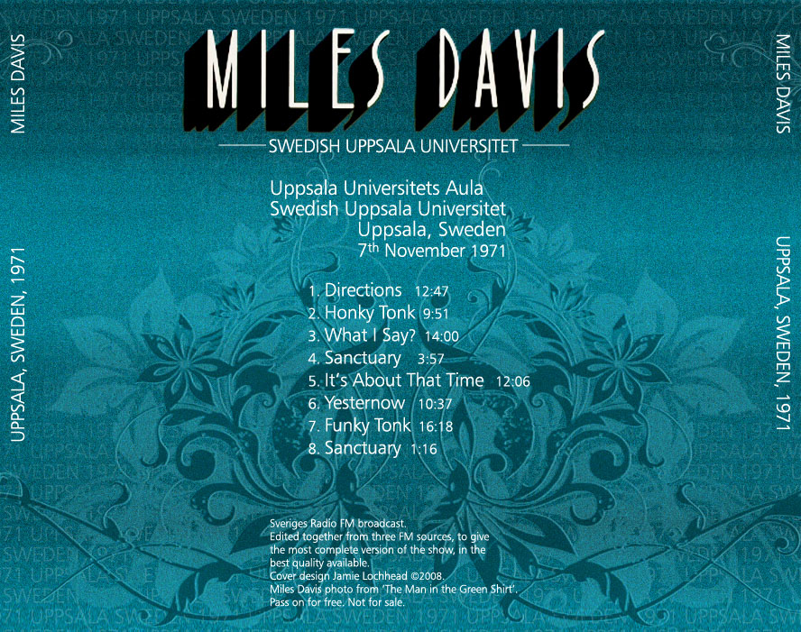miles davis upsala 71