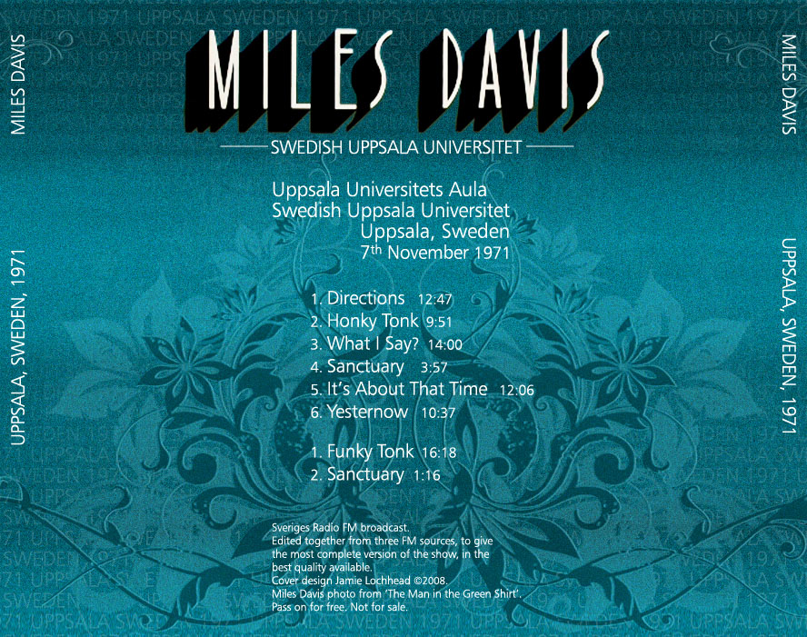 miles davis upsala 71